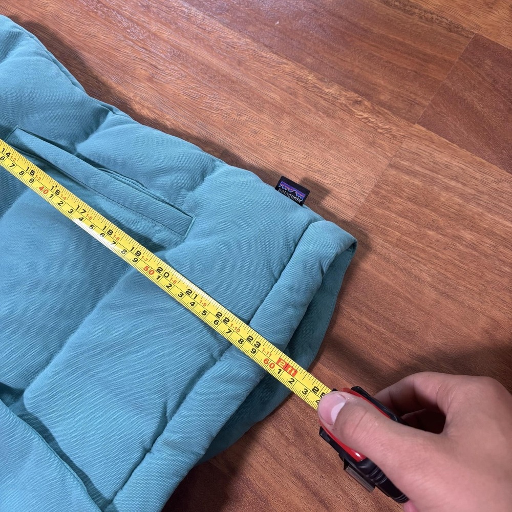 Patagonia Vest Womens Medium Blue Down Puffer Hooded Mushroom Lined STY27746 - Picture 5 of 11